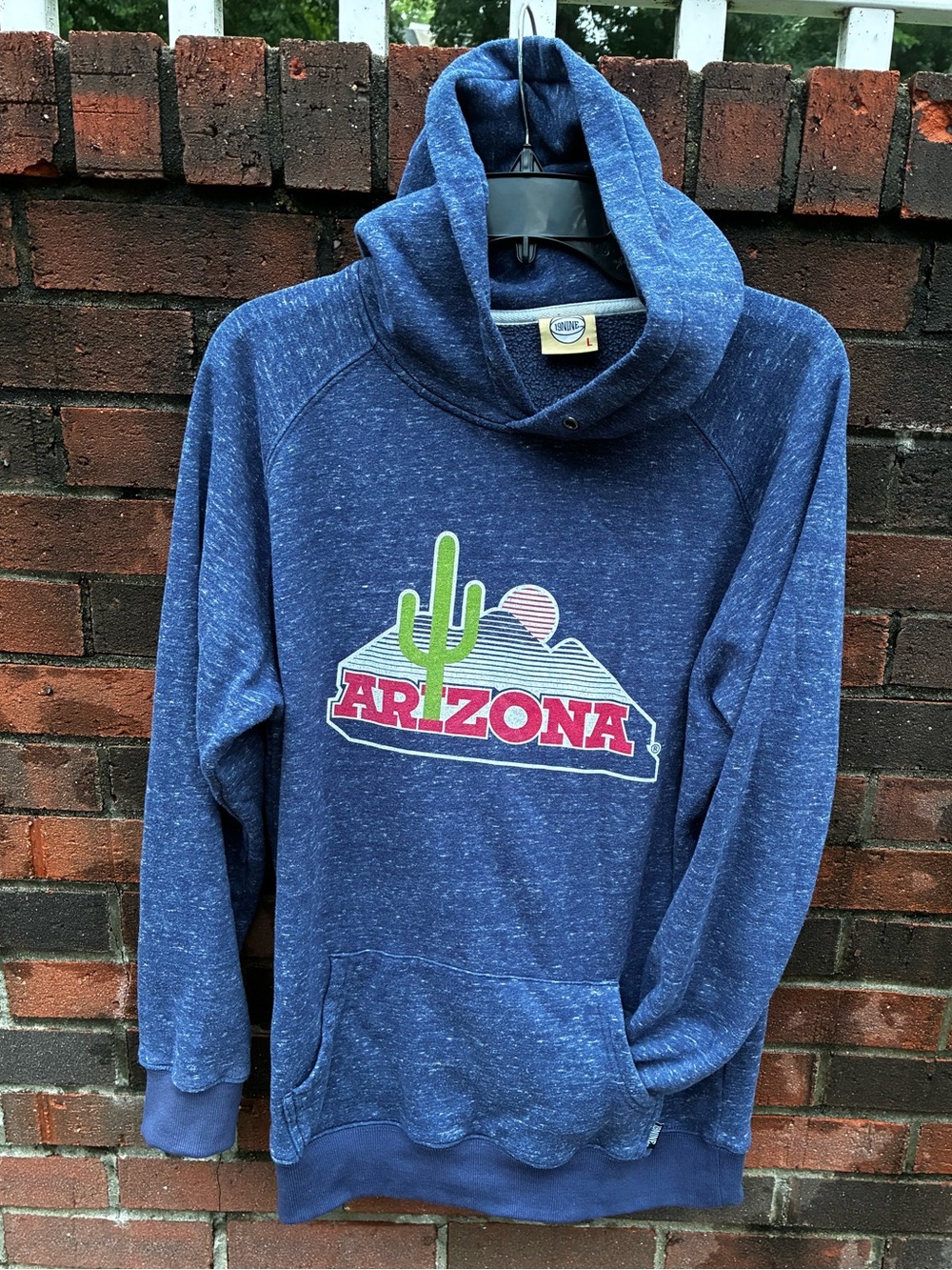 SLAM! 19nine Arizona Wildcats Graphic Blue Hooded Sweatshirt LARGE
